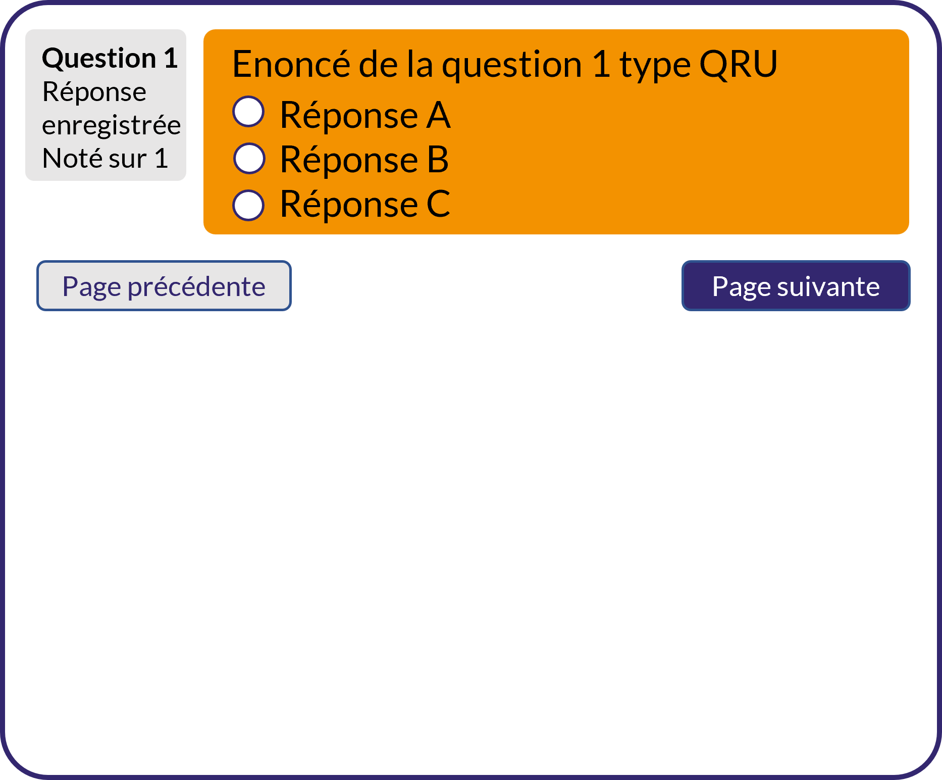 Exemple de SQI en cours de composition dans le player
