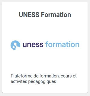tuile pour accéder à uness formation depuis le Cockpit.